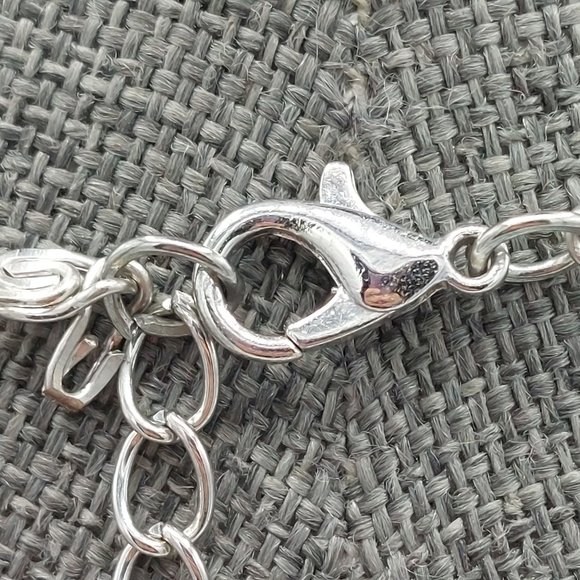 Necklace Moon and Sunset Pendant Silver Toned Decorative Link Chain 18" + 2" Ext - Picture 7 of 8